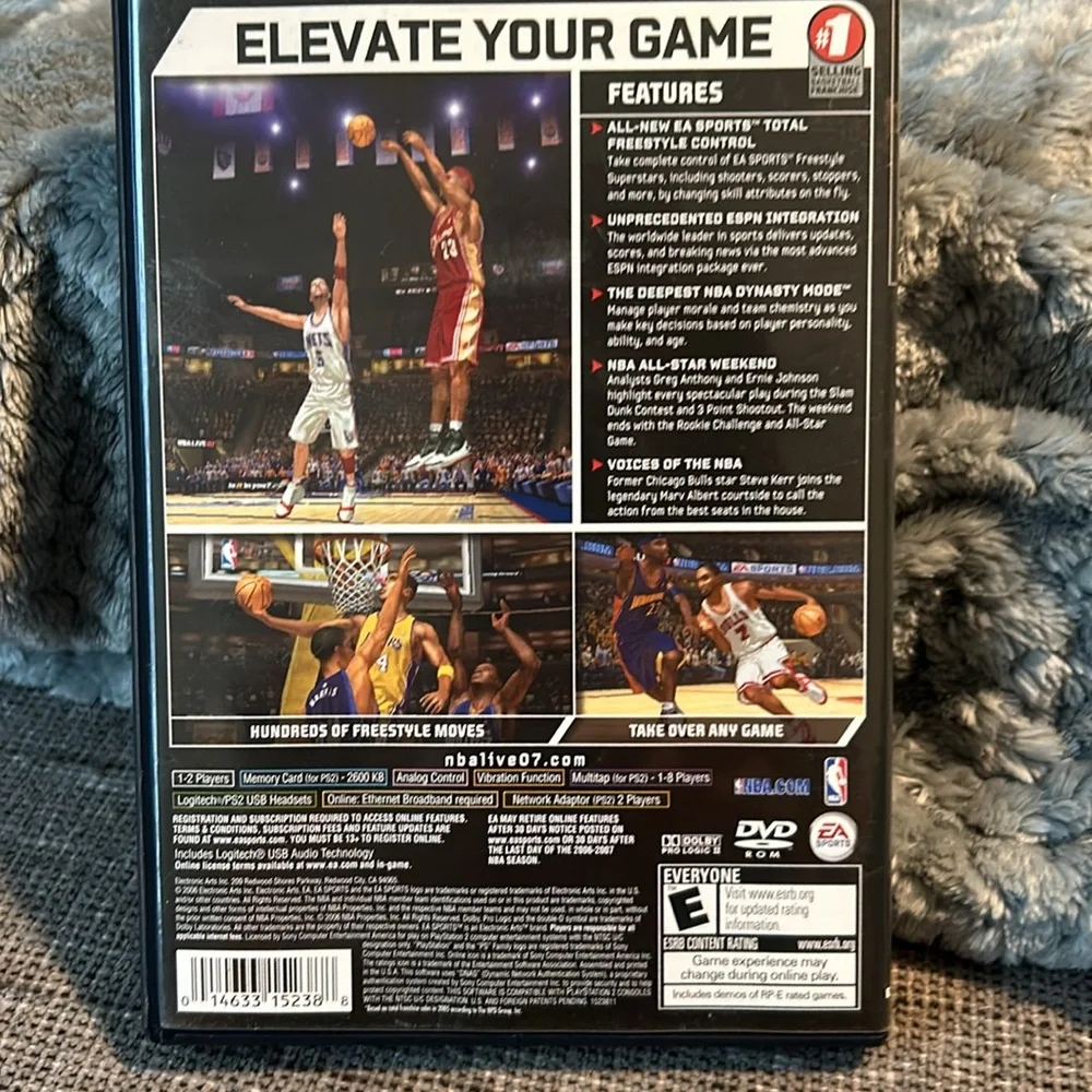 Sony PlayStation 2 Sports Games NBA Live 7 NFL Madden 2003 EA Sports